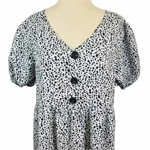 {SHEIN} Speckled Print Pull-on Dress - Picture 2 of 9
